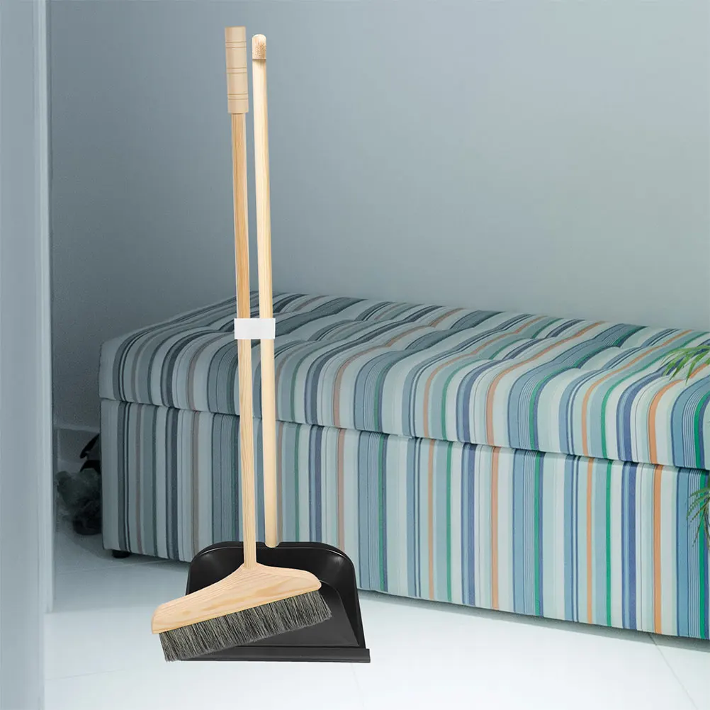 

2pcs Broom Dustpan Connector Durable Plastic Easy Install Wide Compatibility Secure Linkage Cleaning Tool Accessories