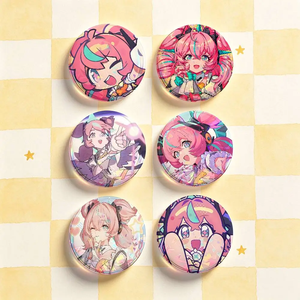 A-Aria Custom Badges 75mm 44mm 25mm 32mm 58mm Hat Backpack Accessories Toys Collect Gifts Large