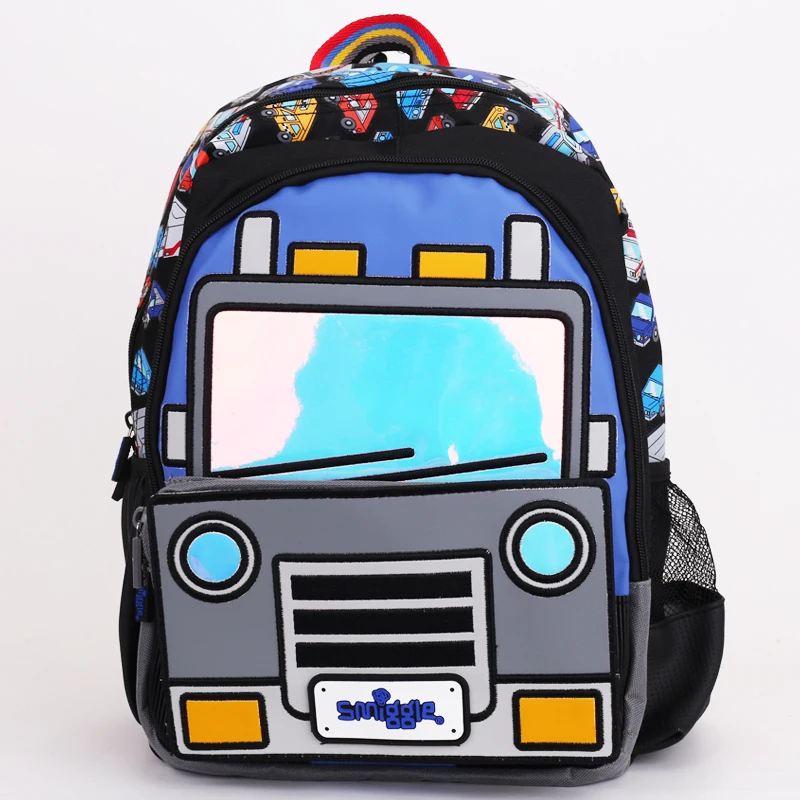 Genuine Australia Smiggle Pupils' Light And Large-Capacity Medium Schoolbags Children'S Burden-Reducing Boys' Shoulder Bags