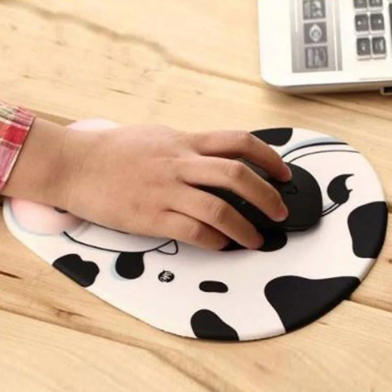 1/3/5PCS Optical Cartoon Thicken 3d Trackball Wrist Mouse Pad Comfy Hot Sell Computer Gaming