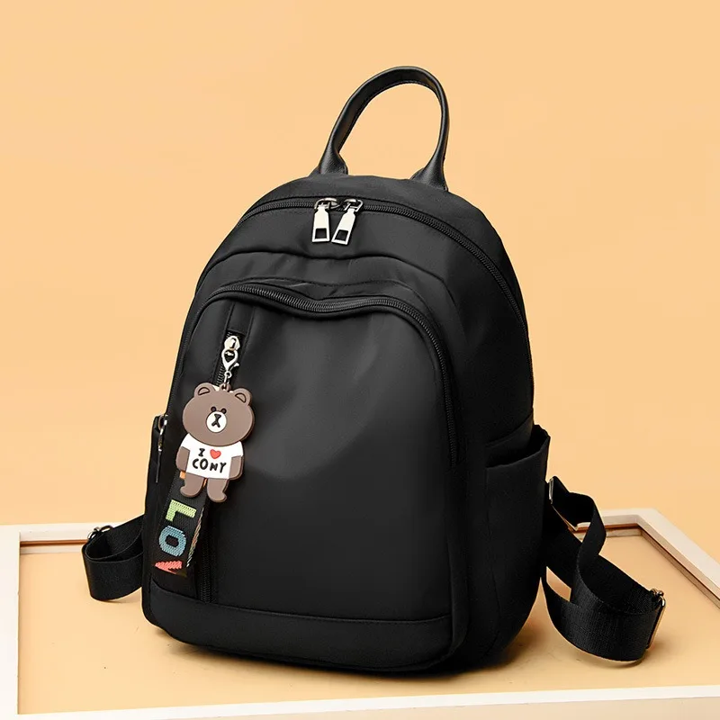 New Season Backpack - Trendy Oxford Rucksack, Casual Small Travel Bag, Fashion Women's Purse
