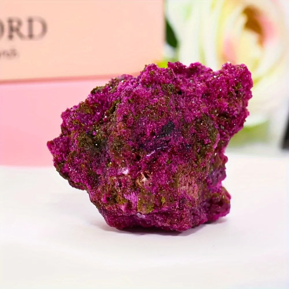 1pc Ruby Specimen-Bulk Crystal Quartz for Fish/Tank Garden Fountain Filler Stone, Home Decoration and Gifts