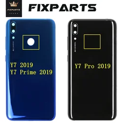 For Huawei Y7 Prime 2019 Back Battery Cover Rear Housing Y7 2019 Case Y7 Pro 2019 Battery Cover