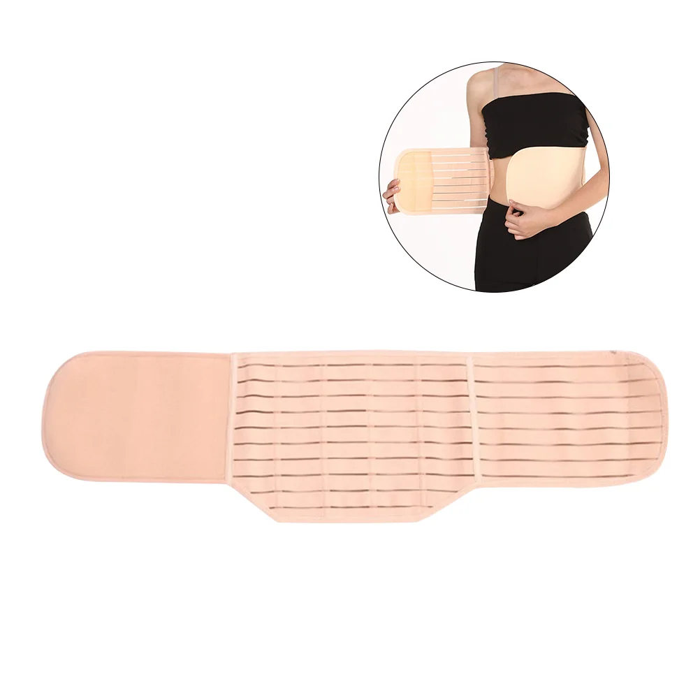 Waist Trimmer Belt for Women Postpartum Belly Band Wrap Abdomen Shaper Tummy Trainer Breathable Elastic Material