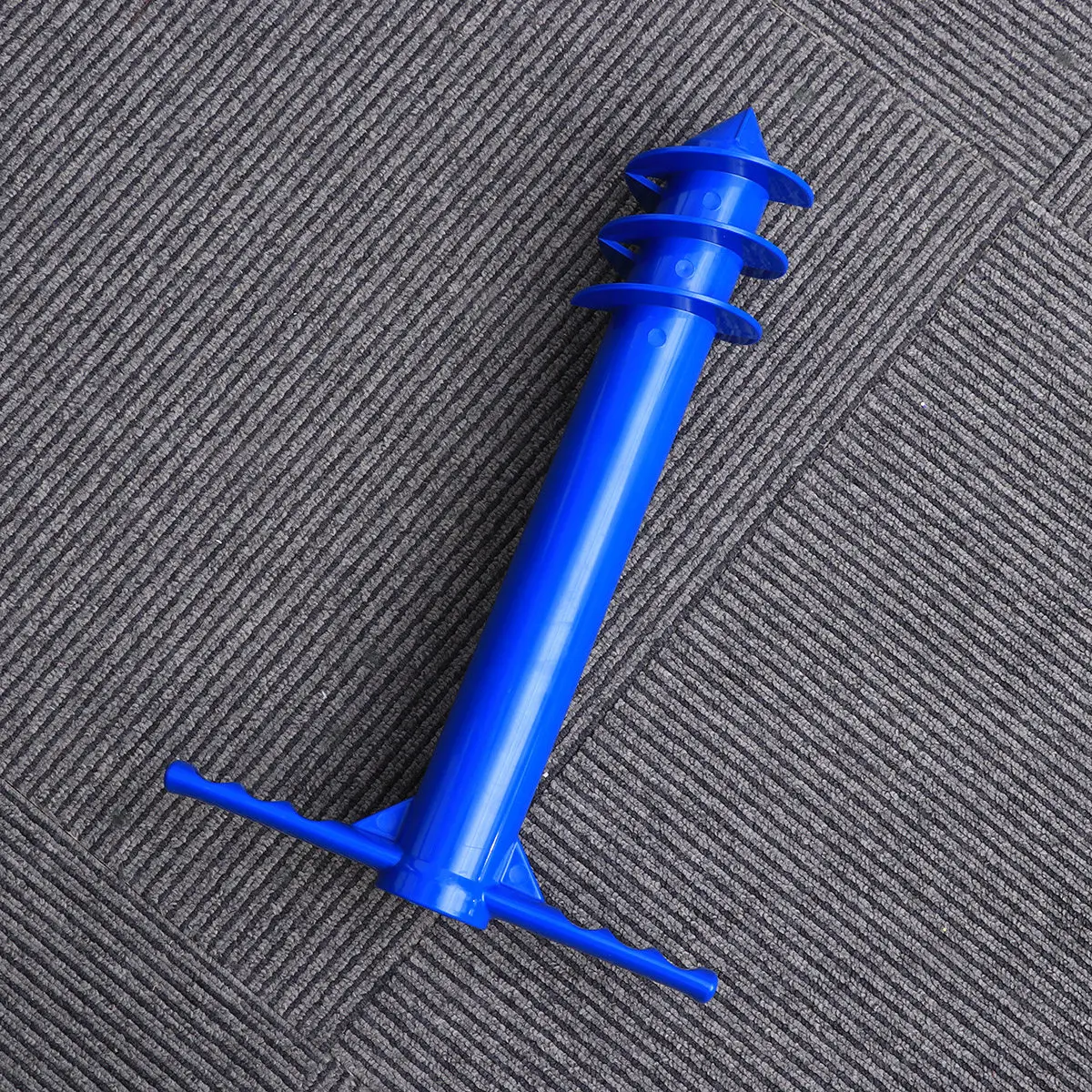 Beach Umbrella Sand Ground Anchor Spike Blue Multicolor Optional Easy Use Patio Outdoor Umbrella Rack