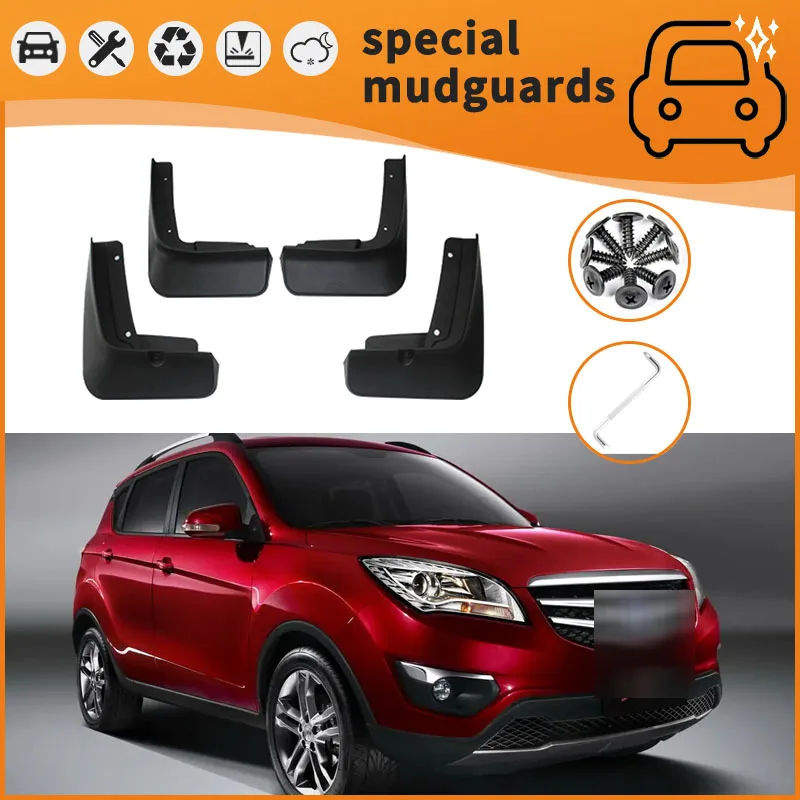 

For 17-24 models of Changan CS35 CS35plus Mudguards Fender Mudflaps Front Rear Flares Splash Guards Cover Car Accessorie