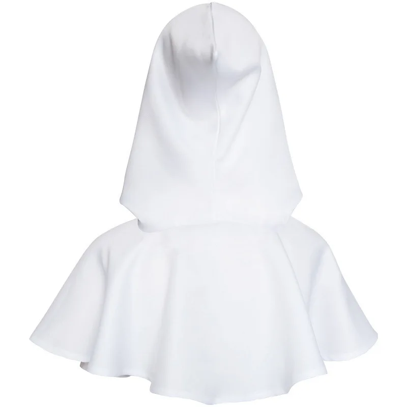 Multi-Color Short Hooded Belted Cloak Medieval Retro Style Small Poncho Halloween Stage Performance Accessories Women's Fashion