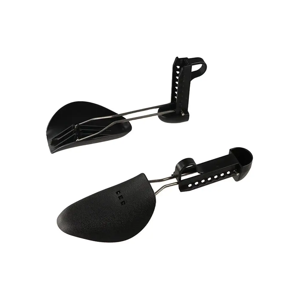 

1/2 Pairs Adjustable Plastic Shoe Stretcher Prevent Creasing Portable Shoe Shape Holder Foldable Breathable Shoe Trees