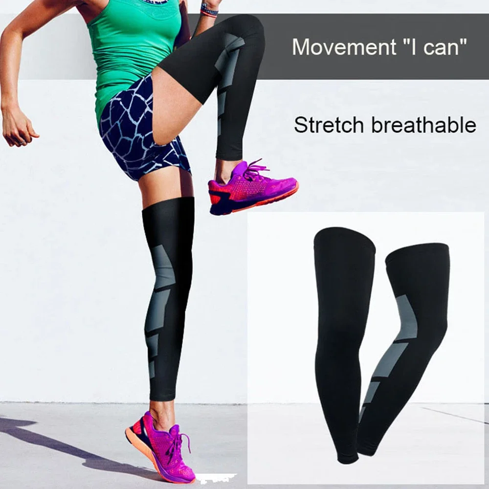 BraceTop-calcetines largos de compresión para hombre y mujer, medias hasta la rodilla, antideslizantes, para Fitness, 1 par