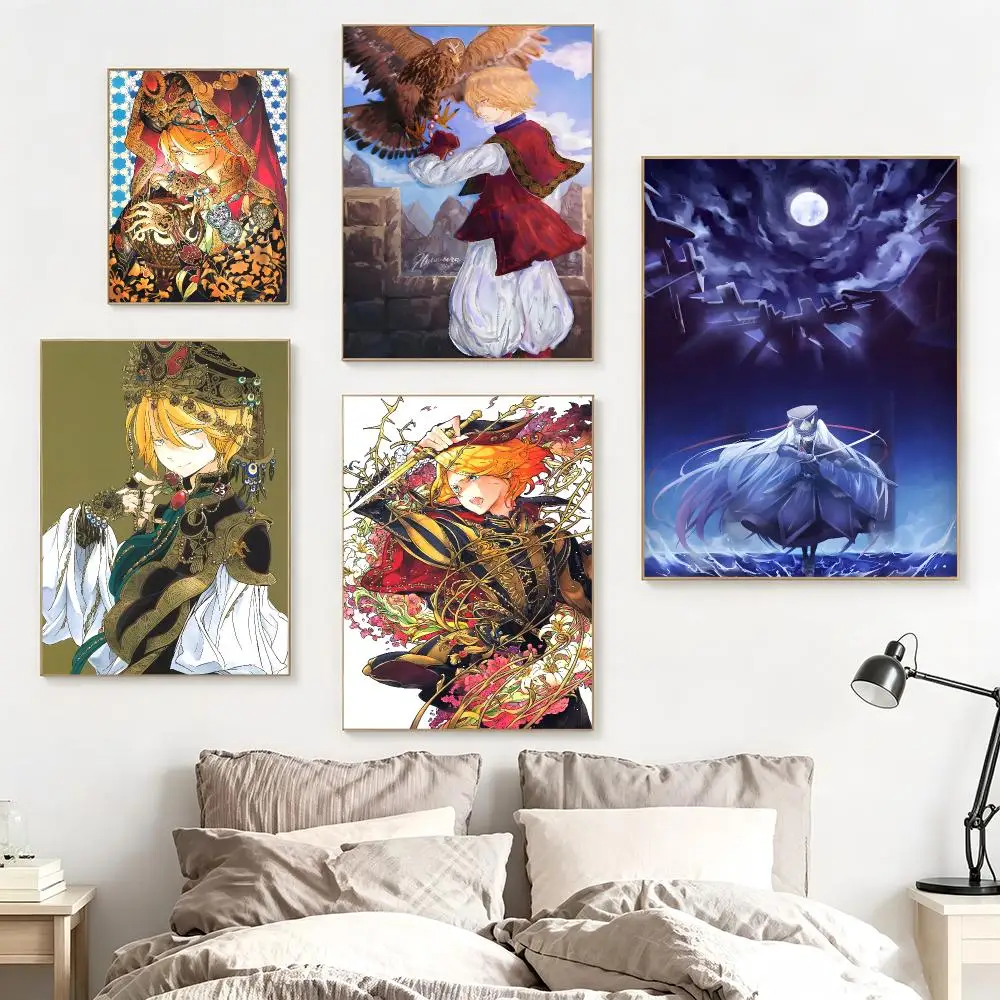 Fantasy Anime A-Altair A Record of Battles Poster impermeable para el hogar sala de estar dormitorio bar decoracion estetica