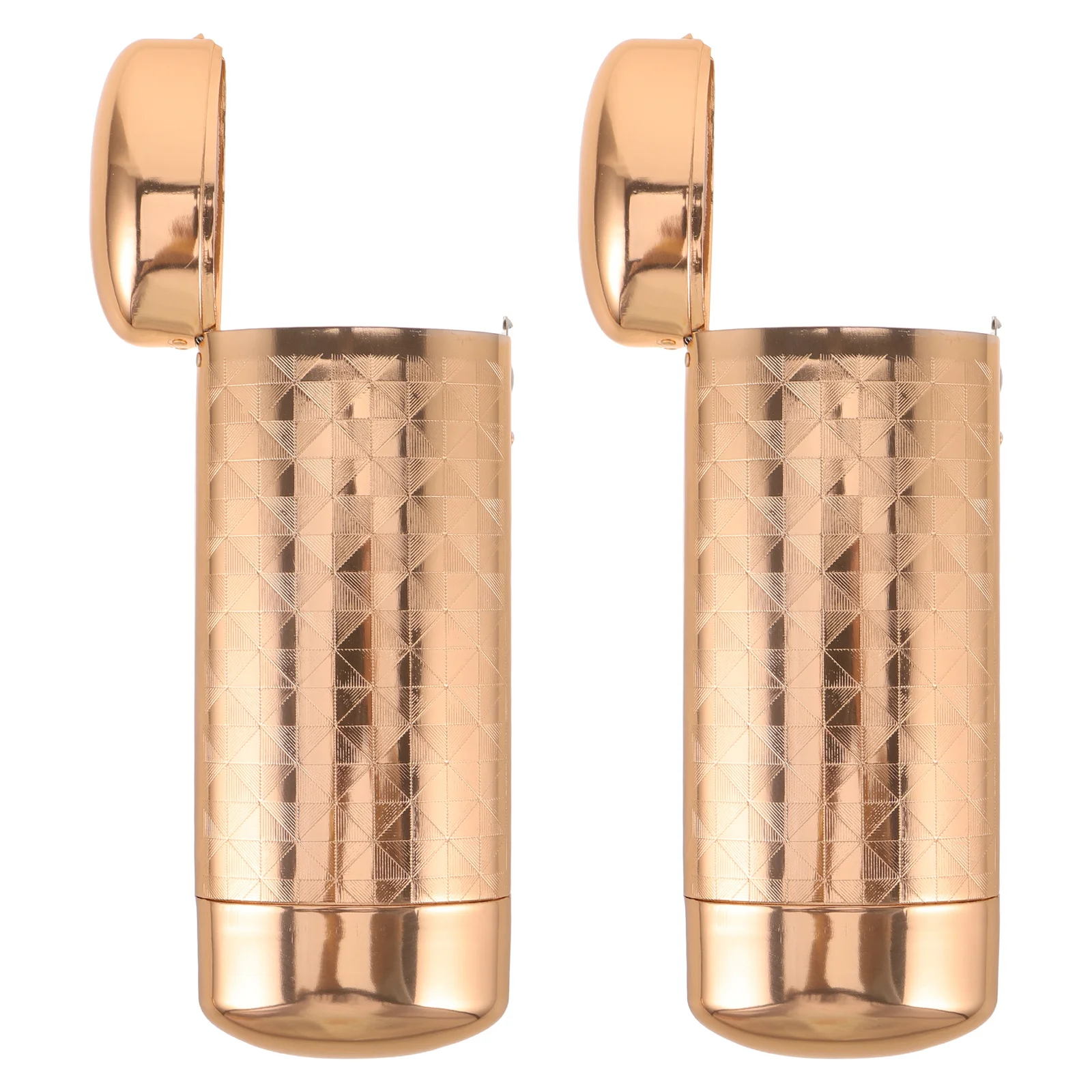 

2Pcs Ultra-Light Aluminum Hard Shell Glasses Case Slim Shockproof Portable Eyewear Travel Protection Hard Sunglasses Case