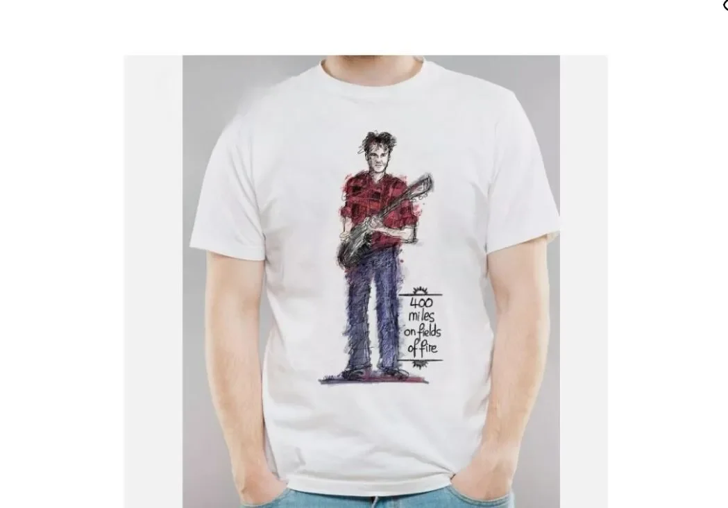 Stuart Adamson Big Country Band 400 Miles On Fields Of Fine T-shirt