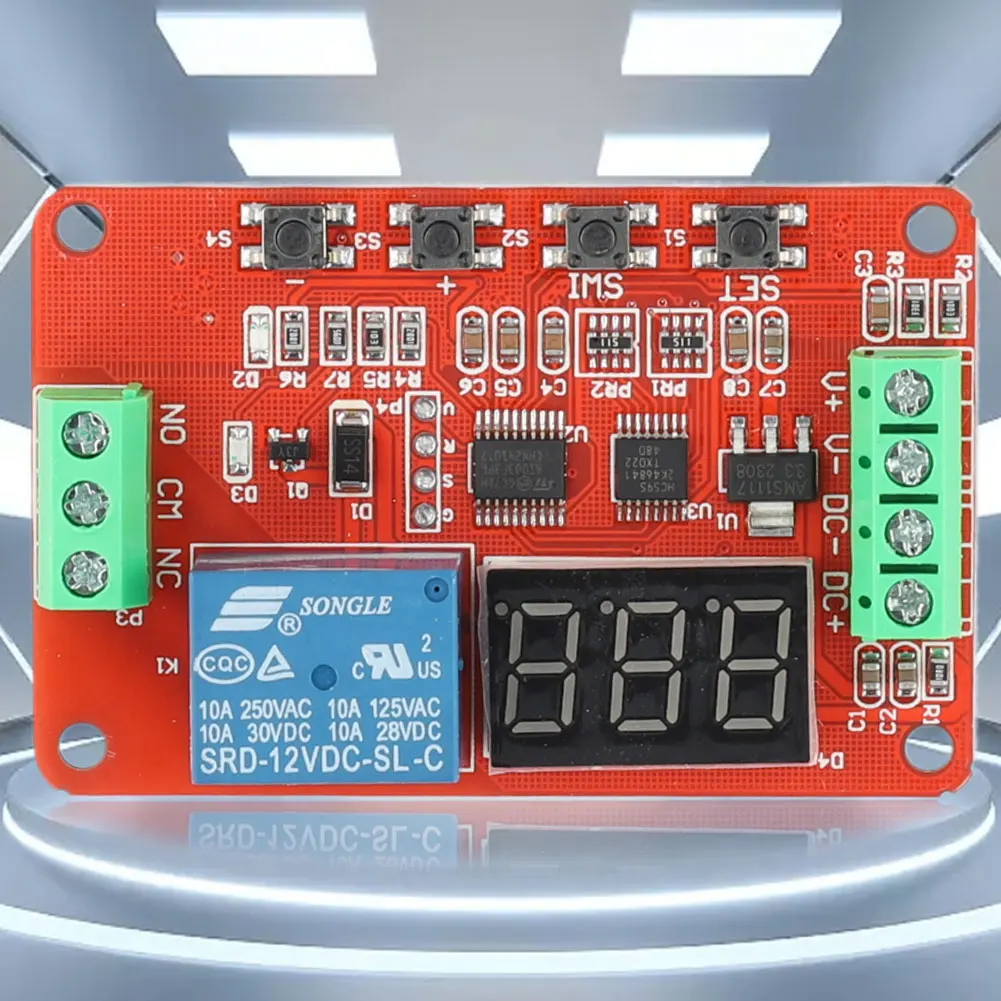 DVB01 modulo comparatore di tensione digitale DC 5V 12V 24V Controller Monitor di scarica di carica componenti elettronici