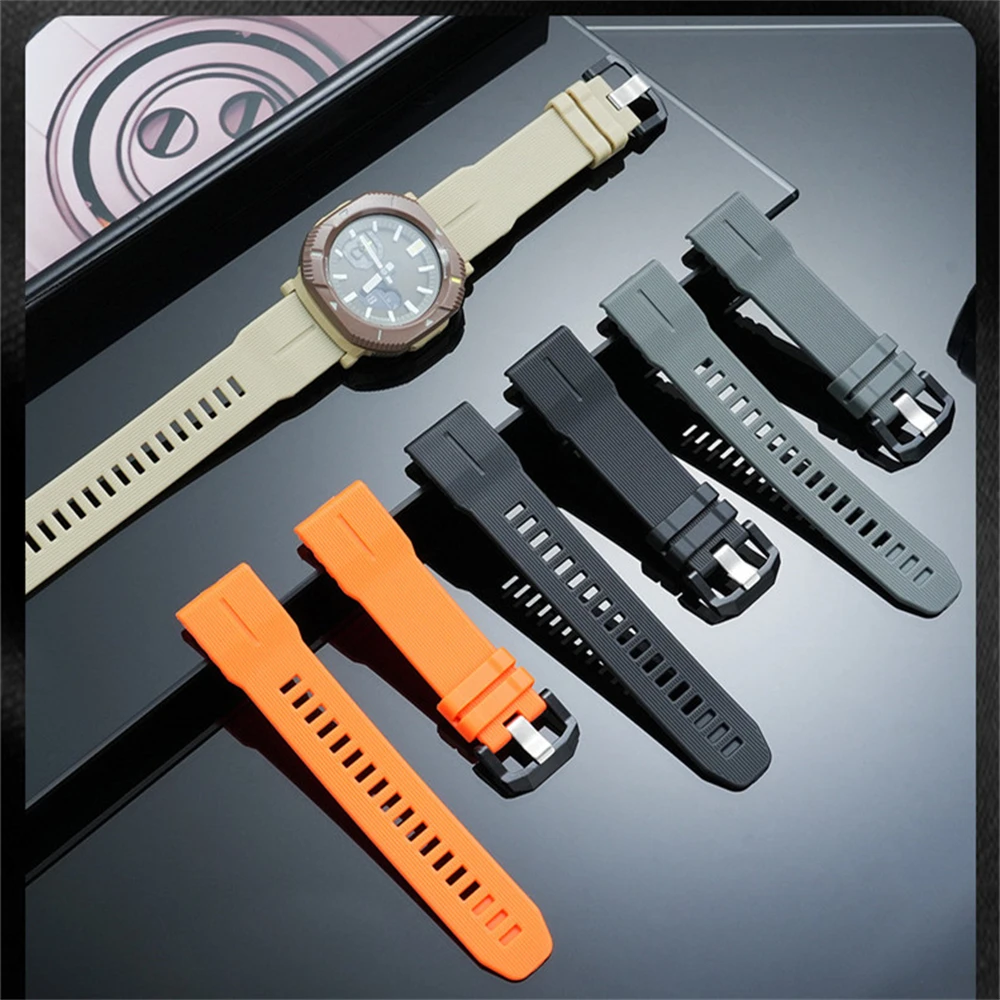 watch strap for PRJ-B001 PRW-61 PRW-3400 mountaineering resin silicone men's Watchband
