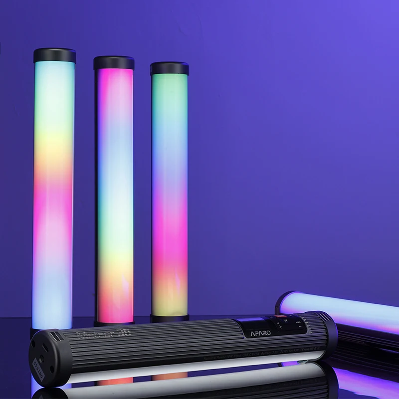 

RGB Full-Color Light Led Pixel Tubes Portable Handheld Color Temperature Adjustable Lamp Photography Video Stick Fill Lighting