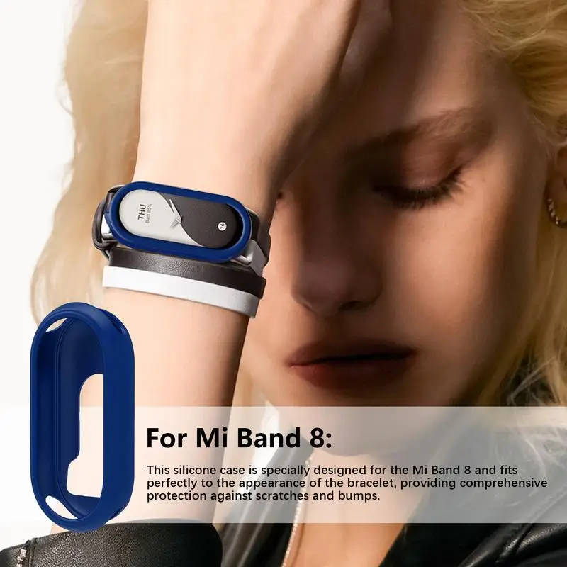 Pokrywa ochronna miękki silikonowy pokrowiec etui na opaski na nadgarstek wymienne etui ochronne odporne na zużycie silikonowe sportowe