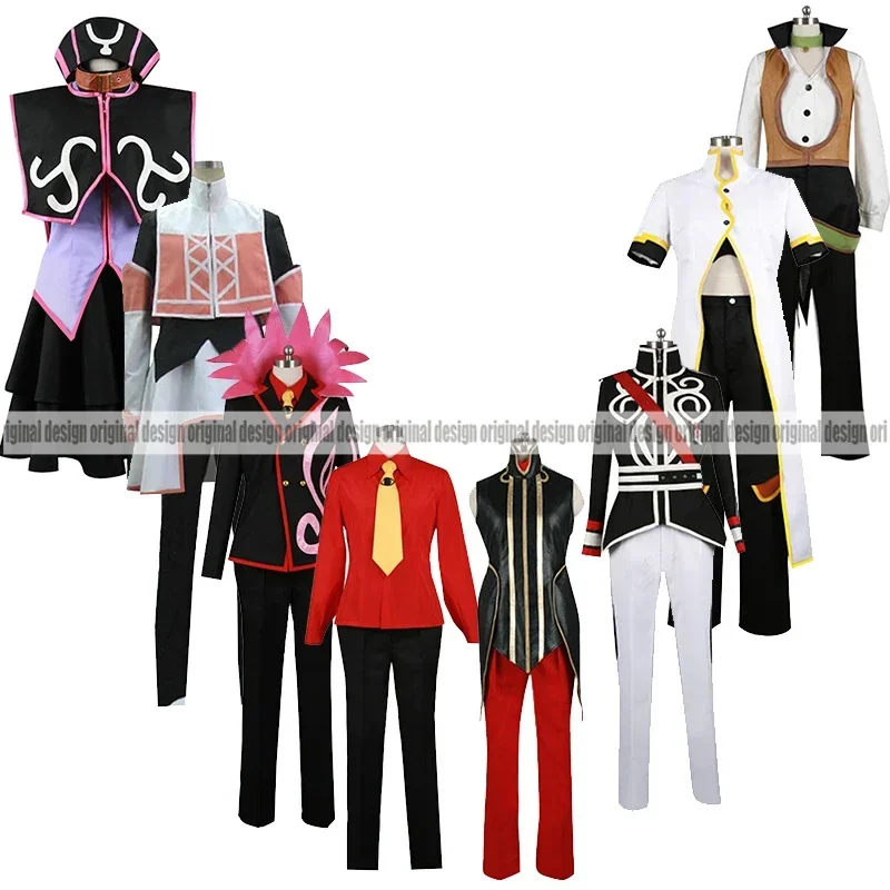 

Tales of the Abyss Luke fon Fabre Tear Grants Mieu Jade Curtiss Guy Cecil Cosplay Costume,Customized Accepted