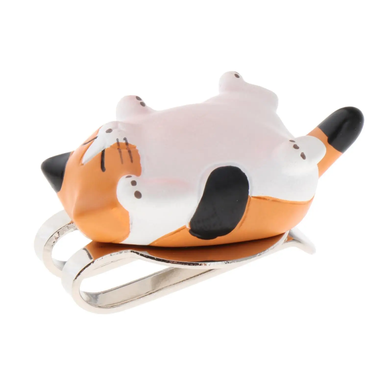 Kitty Golf Ball Marker Premium Resin Magnetic Hat Clip Funny Golfer Accessory for Golf Alignment and Training