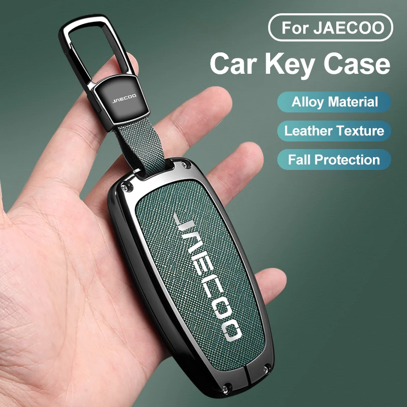 Car Key Key Case Omoda JAECOO J7 J6 J7 J8 Phev 2025 2024 2023 Ruigu 9 Keychain Zinc Alloy Leather Car Key Chain Accessories