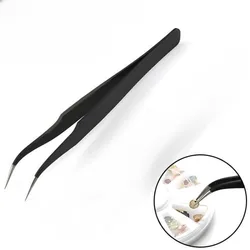 Pliers Stainless Steel Precision Electronic Components Jewelry Sequins Pliers Eyelashes Nails Bird's Nest Hair Pliers