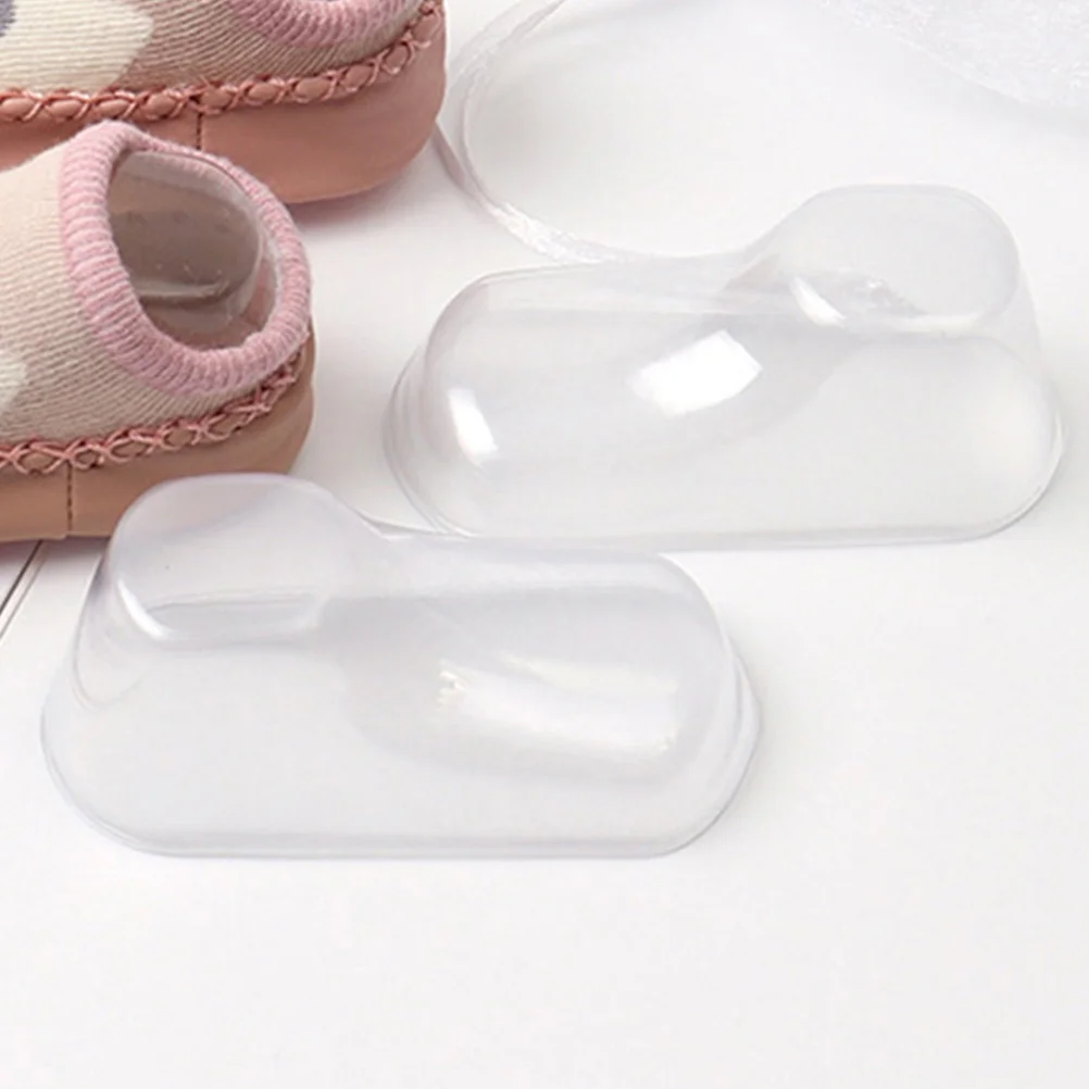 

50pcs Clear Feet Models For Shoes Display Stands Durable Pvc Shoe Form Inserts Booties Sock Display Support