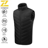 Heated Jackets USB Charging Winter Warm Smart for Men Women Solid color Electric Coat windproof Thermal Outdoor Climbing Vest