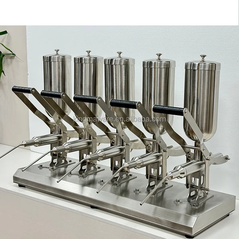 5L*5 Manual Filler Donut Churros Filling Machine for Sale