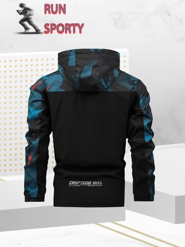 Imagen 2 del producto Chaqueta casual al aire libre para hombre Estilo estampado de moda