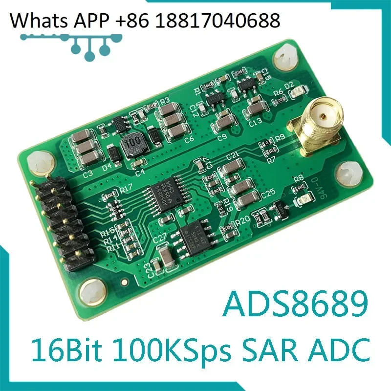 

ADS8689 16Bit 100Ksps SAR ADC Module, Single Bipolar 2.56-12 288V Input