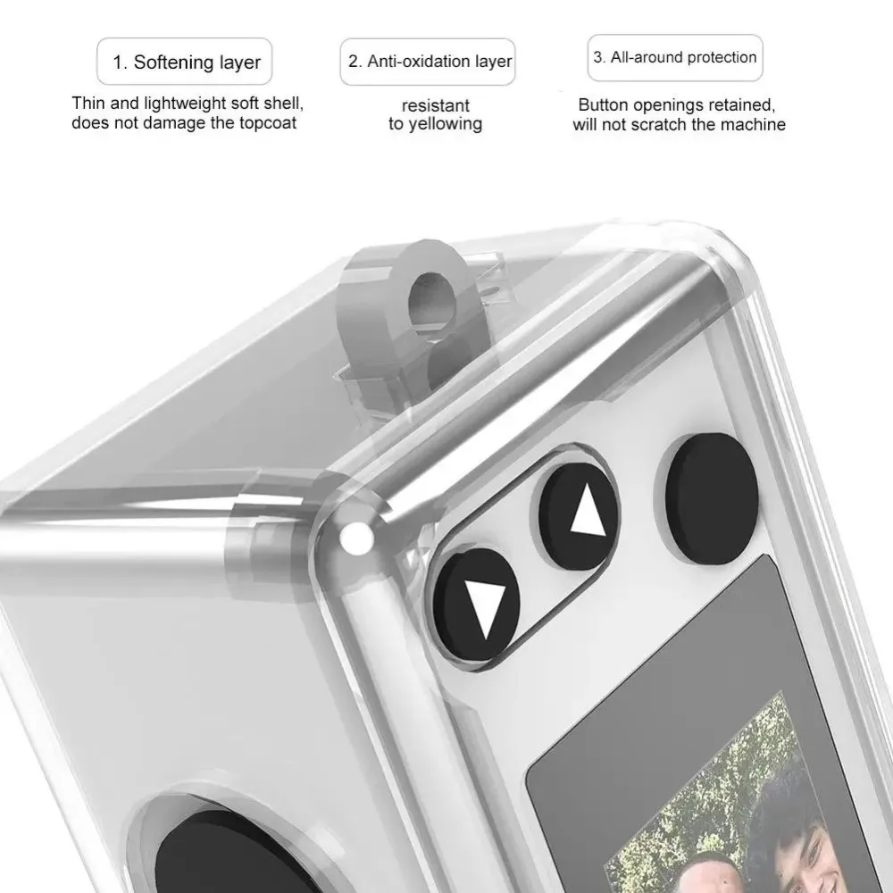 New TPU for Kodak Camera Protective Case Transparent Shockproof Dustproof Box Camera Accessory Camera Storage Box