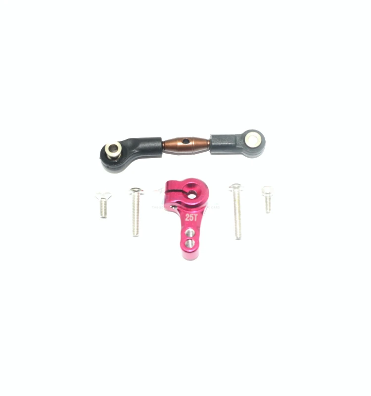 GPM SPRING STEEL TIE ROD+25T ALUMINUM SERVO HORN For TRAXXAS SLASH 4X4 LOW-CG 68086-21 RC Upgrade