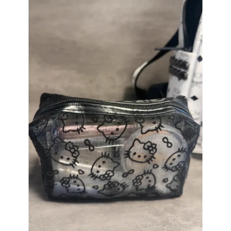 

Kawaii Hello Kitty Makeup Bag Card Bag Cute Cartoon Printed Couple Gift Women Accessories Cosmetics Portable Storage Wholesale