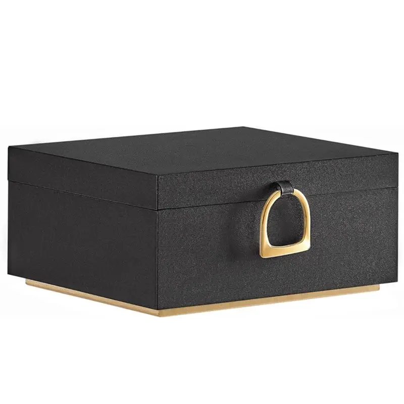 

A19F-1PC 2-Layer Jewelry Box Jewelry Organizer With Handle Removable Jewelry Tray Jewelry Storage Floating Effect Storage