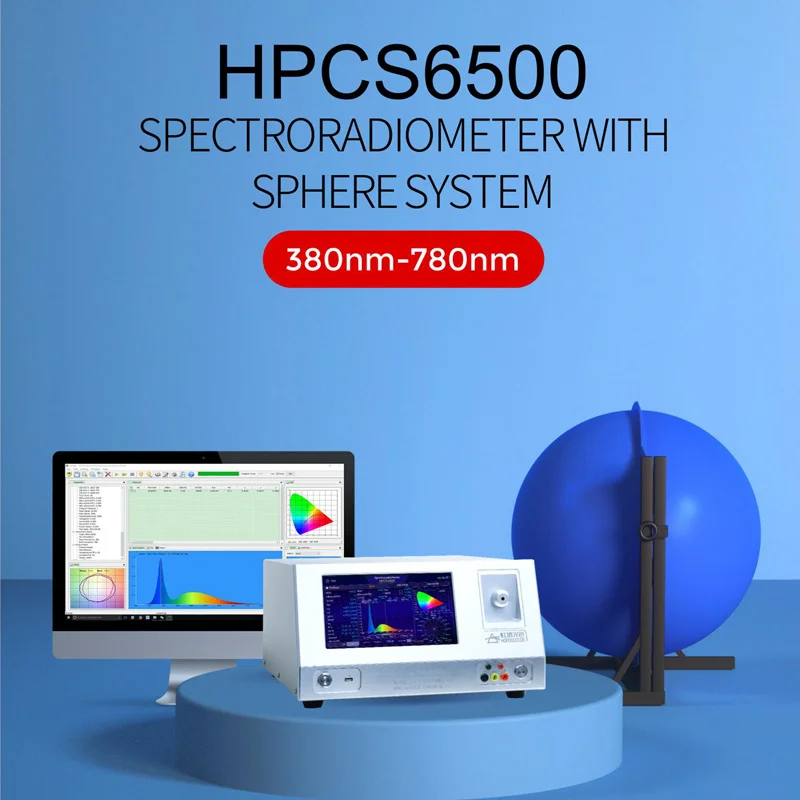 HPCS-6500 Spectroradiometer for Led Test with Integrating Sphere