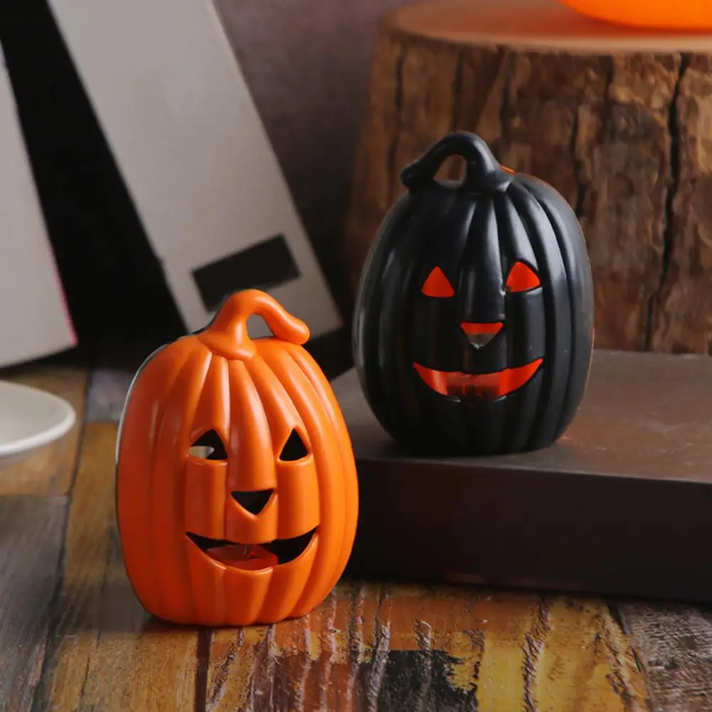 Halloween Themed Decor Halloween Pumpkin Lantern Safe Flameless Led Pumpkin Lights Halloween Decorations for Home for Halloween