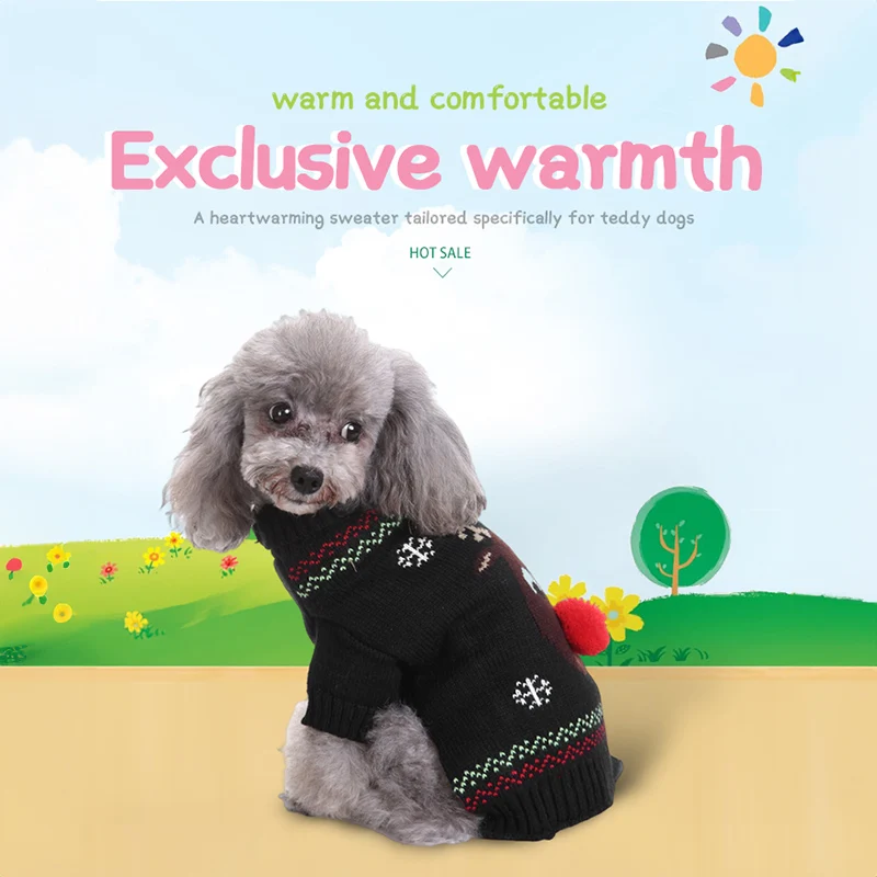 Warm Knitted Pet Sw…