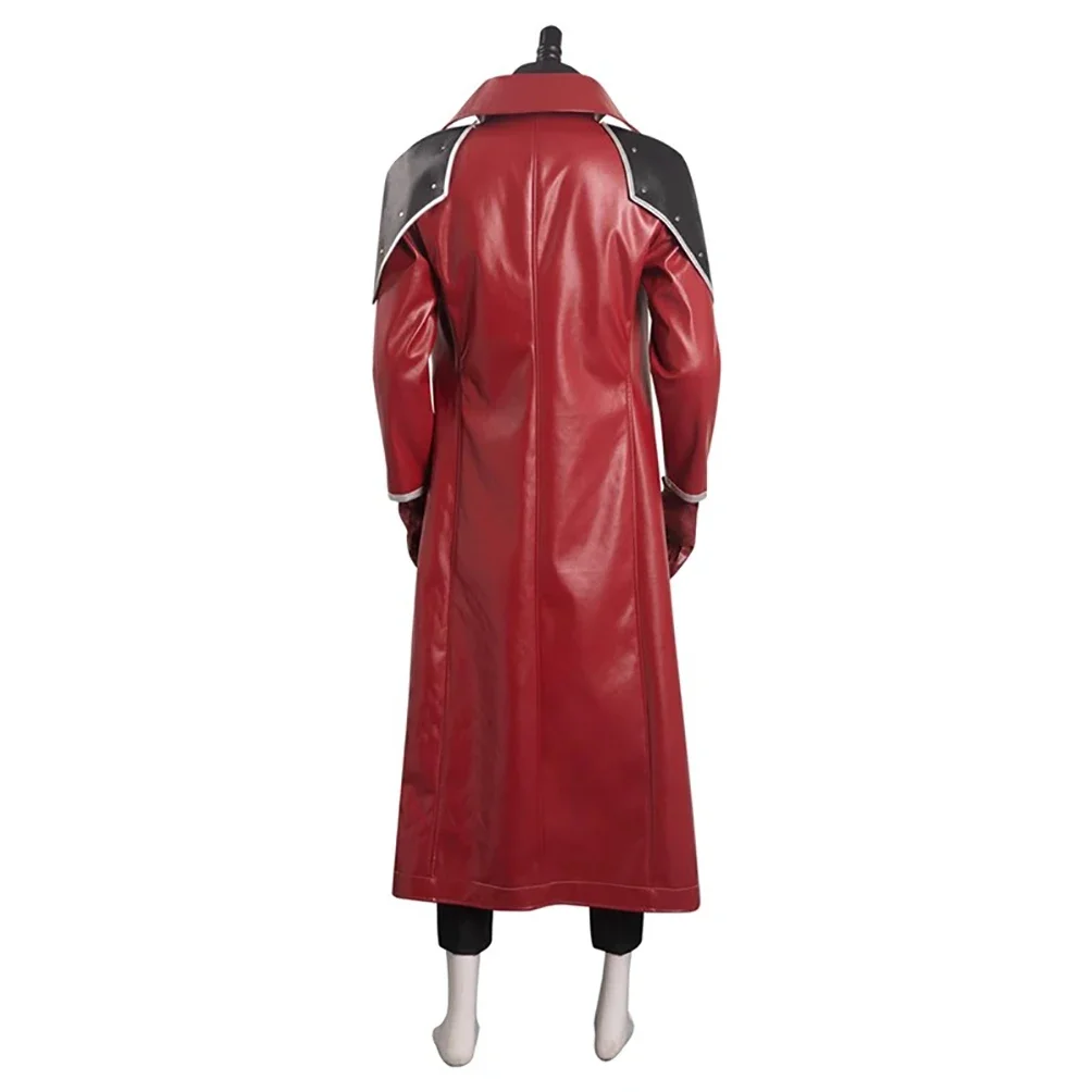 Game Crisis Core Final Fantasy VII Reunion Genesis Rhapsodos Cosplay Costume Outfits Halloween Carnival Suit