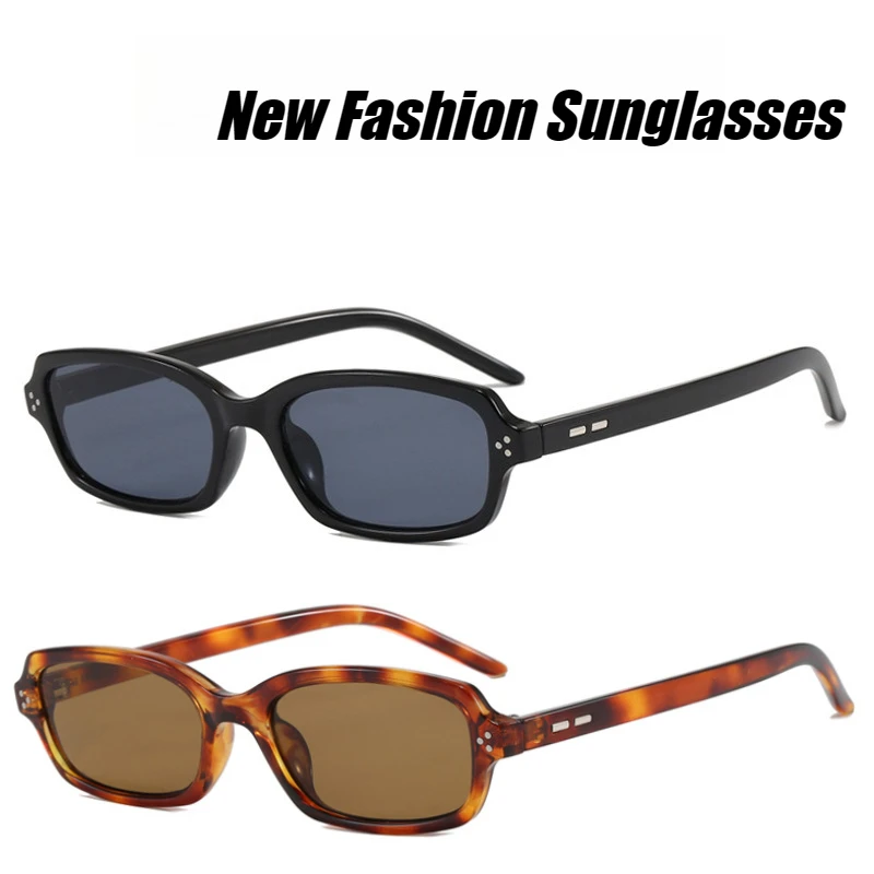 

2026 Women's Square-Frame Sunglasses Vintage-Inspired High-End Stylish Eyewear UV Protection Essential for Driving and Vacations