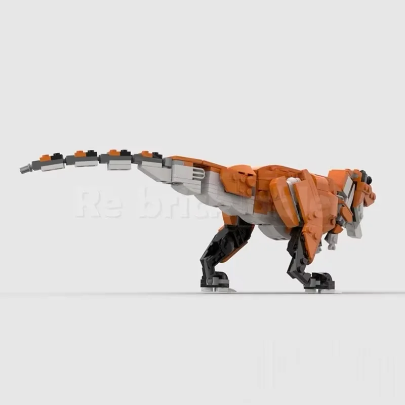 MOC dinosaur toy model - small particle assembly building block display item - customizable version - suitable for all enthusias