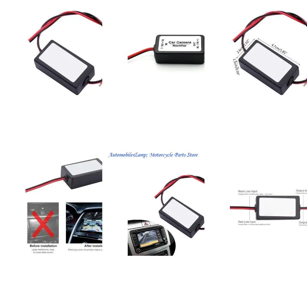 

H7BD CAR задний вид заднего вида разъемы реле -ретрансляционного фильтра для резервной камеры
