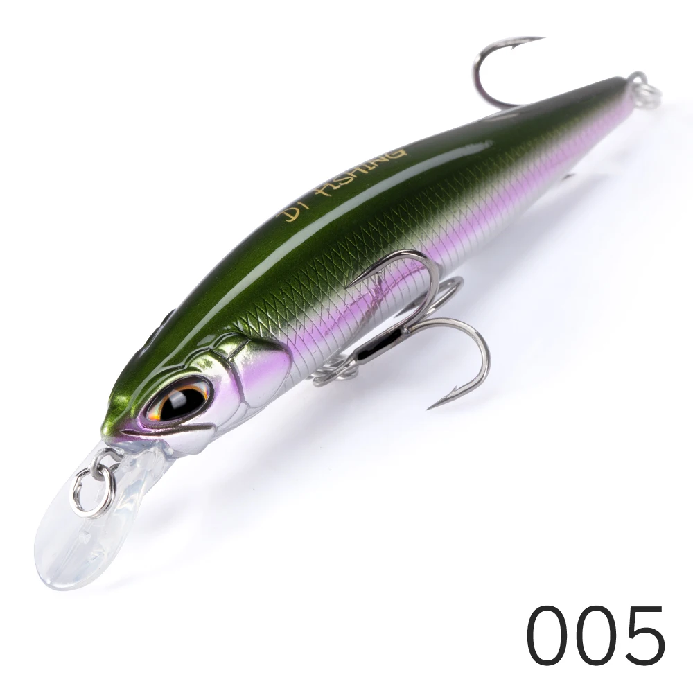 D1 Realis Minnow Angelköder Forellenköder 77 mm/8,4 g Aussetzung 65 mm/5 g sinkende künstliche Hartwobbler für Bass 2020 Tackle