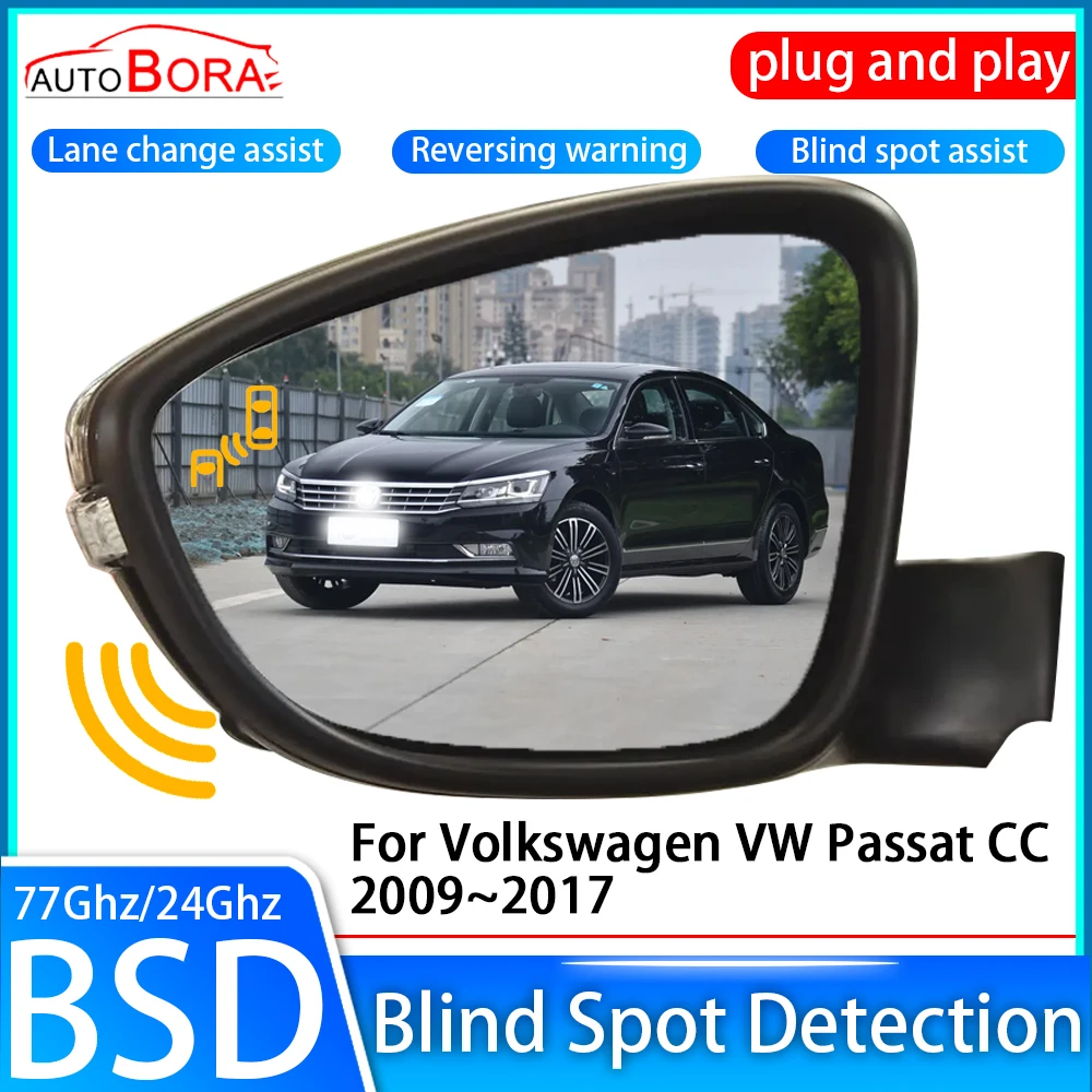 

ZhuCamX Car Blind Spot Detection System BSD BSA BSM Sensor Drive Rear Mirror Monitoring for Volkswagen VW Passat CC 2009~2017