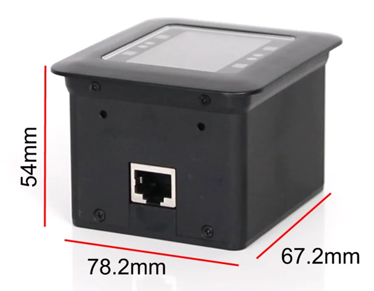 RD4500R QR Code Access Control Kiosk Turnstile 1D QR Code Reader Barcode Scanner USB/RS232 Max 1.75W Power CE ROSH FCC