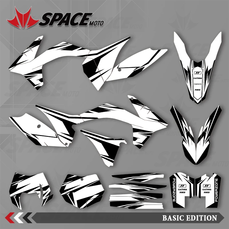 

SPACE MOTO графический фон наклейки наклейки мотоцикл для KTM 11-12SXF 12-13EXC