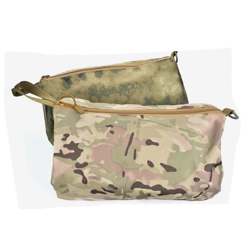 Oxford Waterproof Travel Bag Outdoor Tactical Accessory Pouch Fanny Pack Portable Zipper EDC Tool Storage Bag Camouflage Handbag