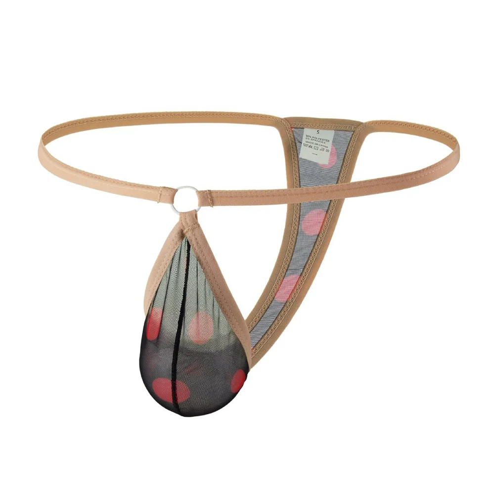 ملابس داخلية للرجال على شكل حرف T من الخلف لغرفة النوم والحفلات، حزام رفيع شفاف قابل للتنفس