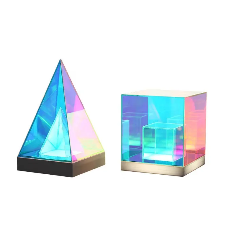 Creative Colorful Atmosphere Magic Cube USB Charging Night Light Stereoscopic Decoration Atmosphere Night Light