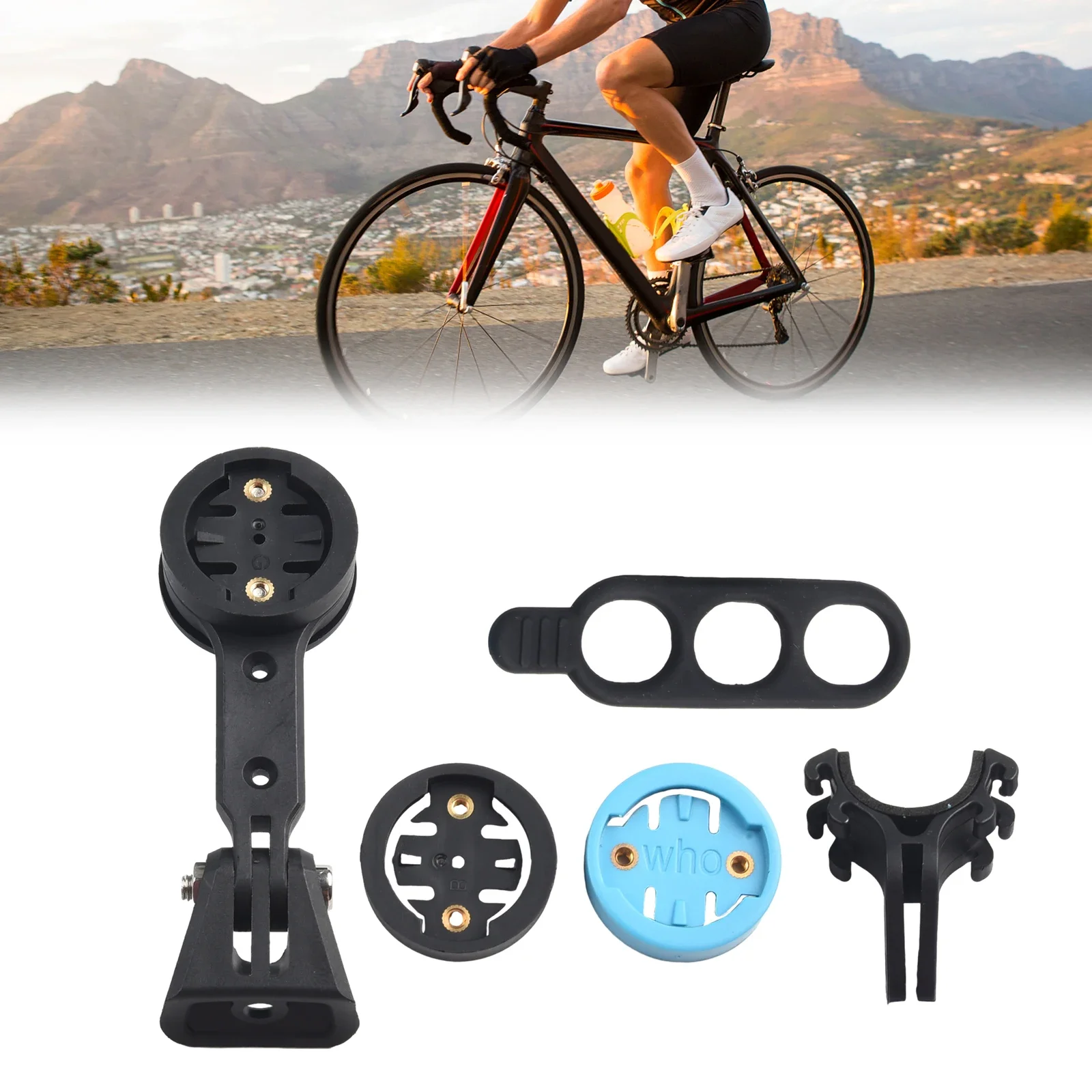 

Крепление для велокомпьютера на руль: держатель одометра для Wahoo, Bryton, Garmin, Madone/SLR