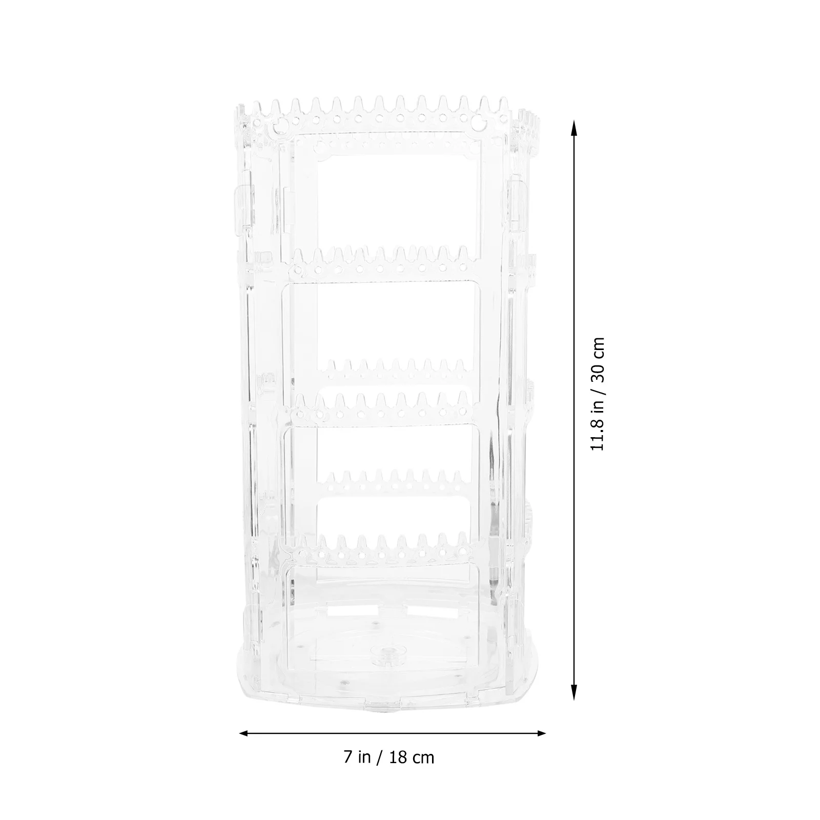 Acryl Ohrringe Halter Faltbare Halskette Display Rack Schmuck Organizer Transparent Ständer Acryl Schmuck Box Display Rack