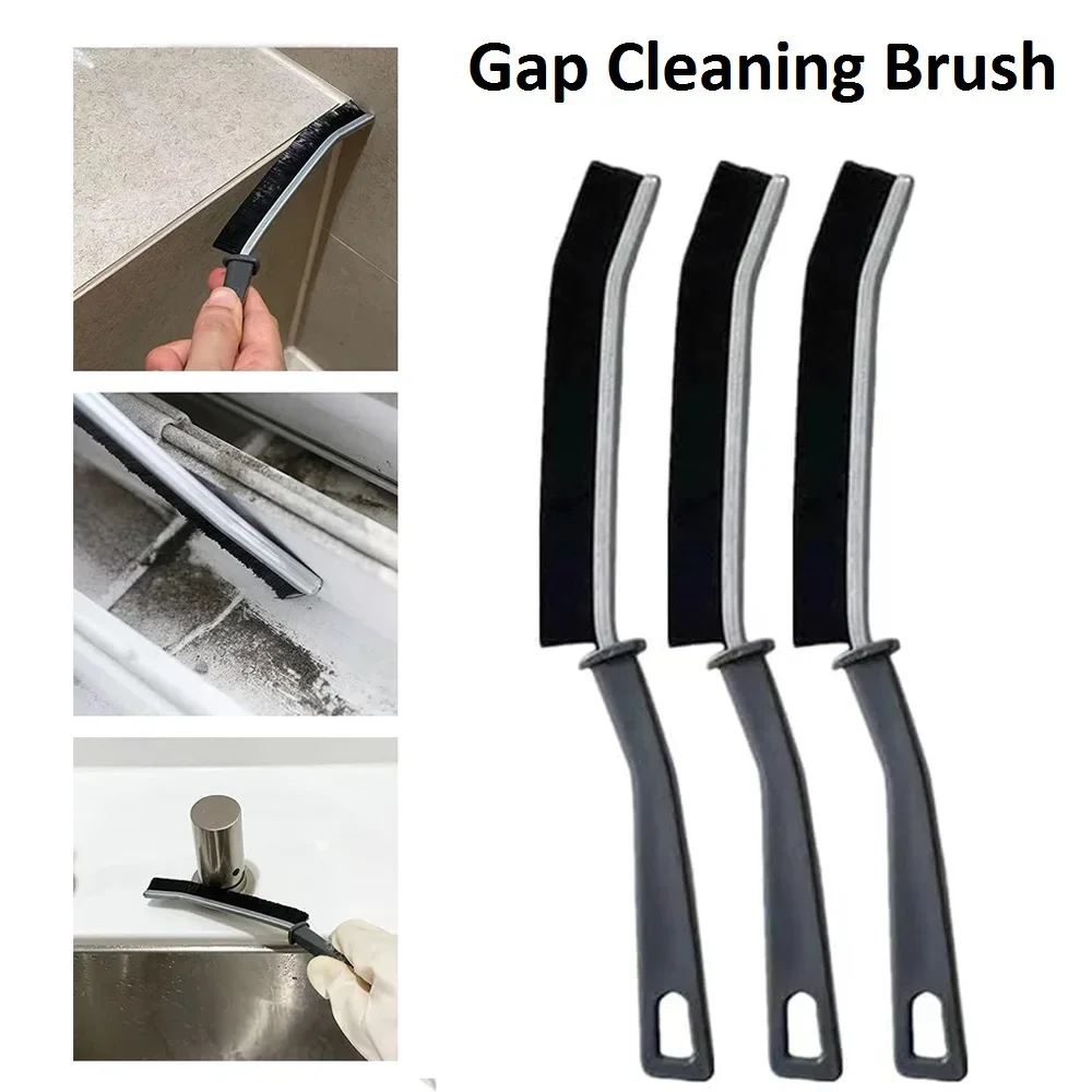 

Household Cleaning Tool Durable Alloy Stiff Bristles Gap Cleaning Brush for Kitchen Window Shower Floor Lines Tile Joints Clean